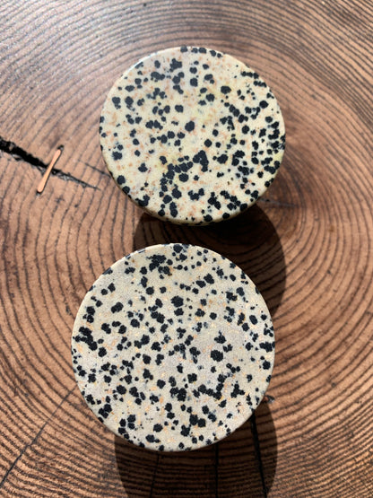 Dalmatian Jasper Crystal Phone Grips