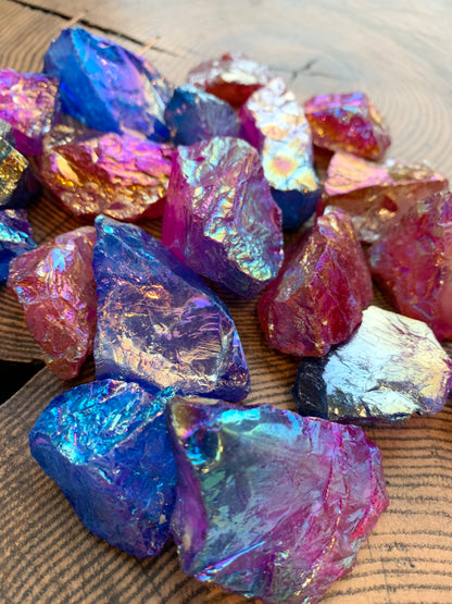 Aura Quartz Dragon Rock
