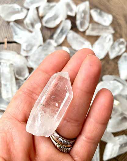 Clear Rock Quartz Crystal Point