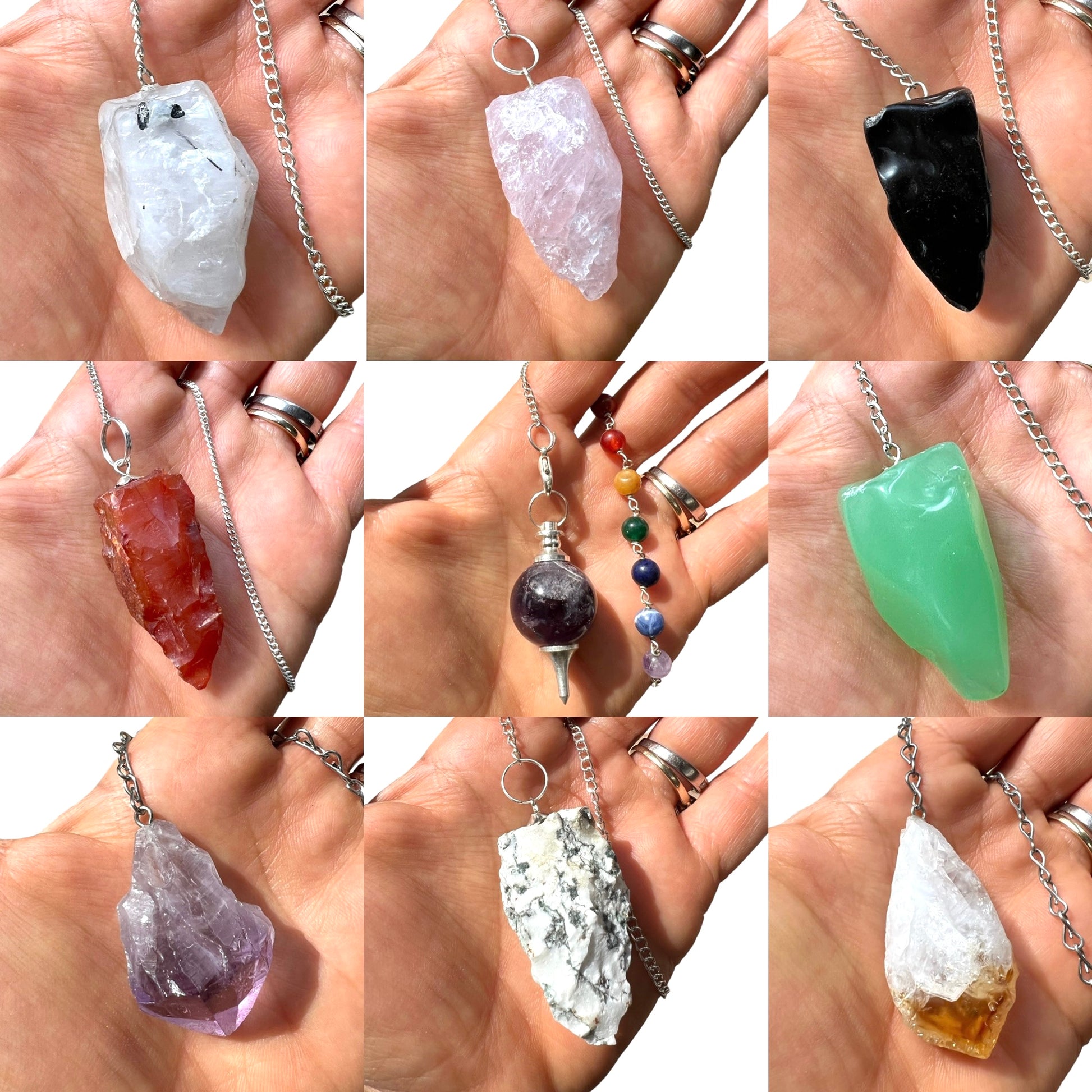 Crystal Dowsing Pendulums