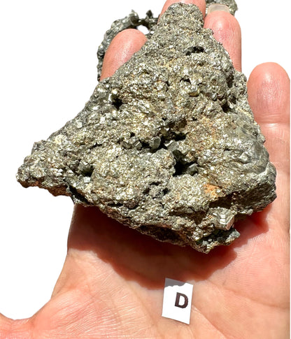 Pyrite ''Fools Gold'' Rough Large Cluster Specimen