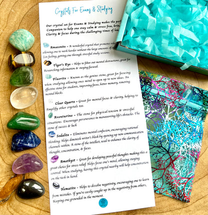 Crystals for Exams & Studying Gift Set