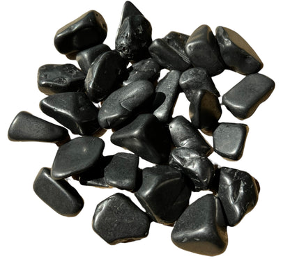 Genuine Black Shungite Polished Tumble Stone
