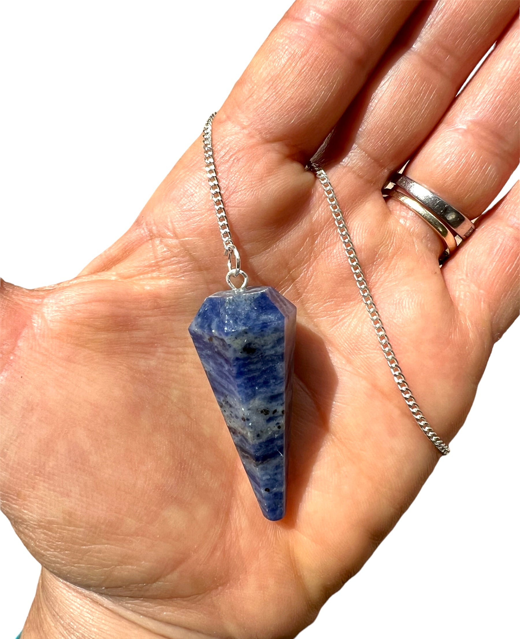 Sodalite Crystal Dowsing Pendulums