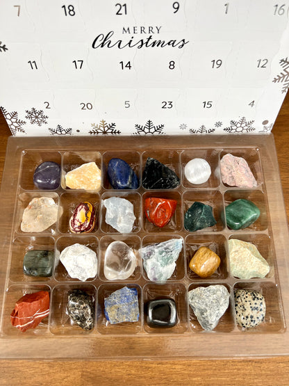 Crystal Gemstone 24 Day Traditional Premium Christmas Advent Calendar